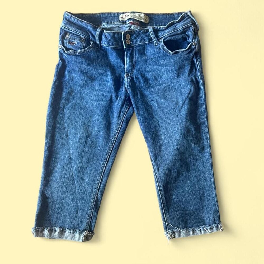 Hollister-co Women's Blue and Navy Jeans